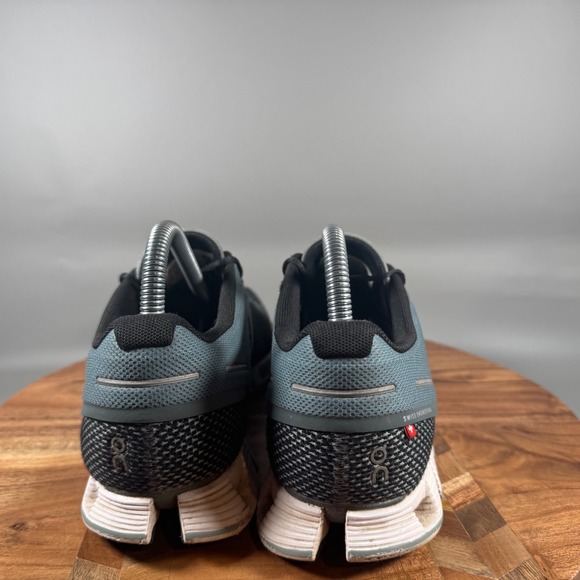 ON Running Cloud X  Women's Running Shoes Sz 8.5 Blue Grey Athletic - Picture 4 of 8